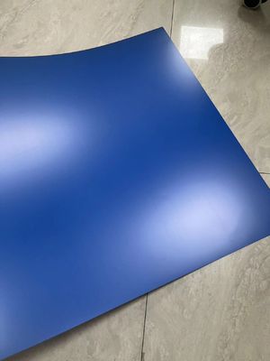 724*615 mm Couleur de surface bleue UV Plaque CTP avec température de rinçage de 23-26 C