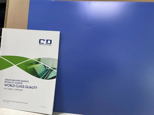 qualité  0.15-0.30mm CTP Printing Plate Blue Single Coat 18 Months Shelf Life usine