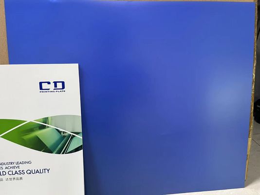 0.15-0.30mm CTP Plaque d'impression bleue Couche unique 18 mois