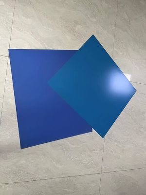 Plaque en aluminium monocouche bleue avec une durée de conservation de 24 mois