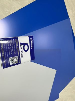 Impression lisse Plaque CTCP positive à couche unique avec une température de développement de 20 à 25 °C et une largeur maximale de bobine de 1350 mm