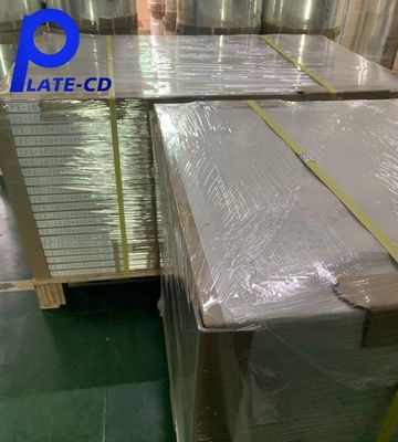 Encrier ordinaire 350000 impressions Plaque CTP non cuite pour le processus de revêtement à double couche