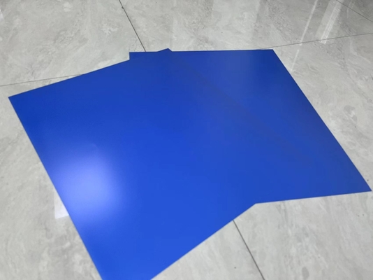 Plaque thermique en aluminium bleu avec conception perforée 150000 fois d'impression 0,15-0,40 mm