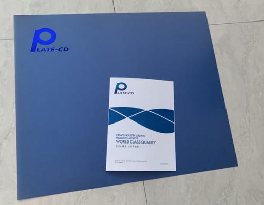 Plaque d'impression CTCP de qualité première année avec temps de rinçage 23-26°C et quantité d'impression maximale de 300 000 pour l'impression offset
